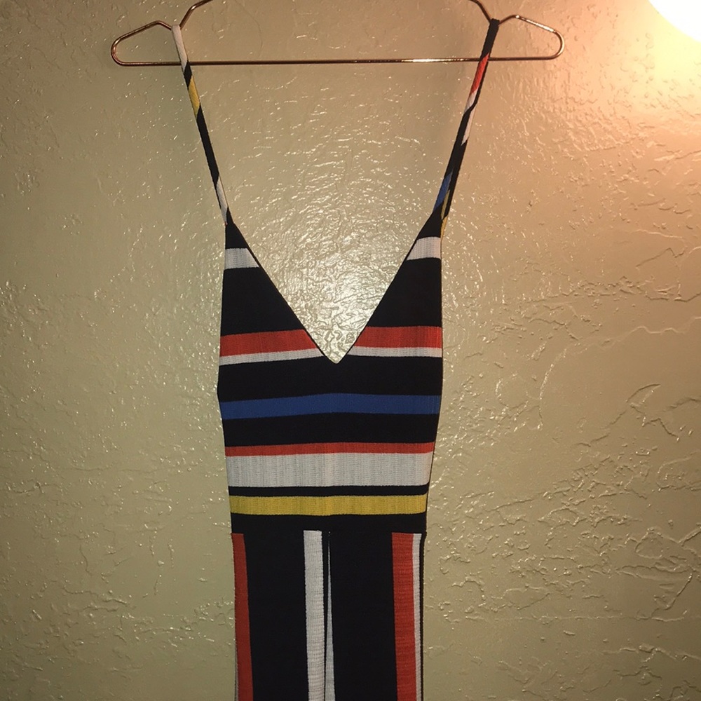 Stripe jumpsuit